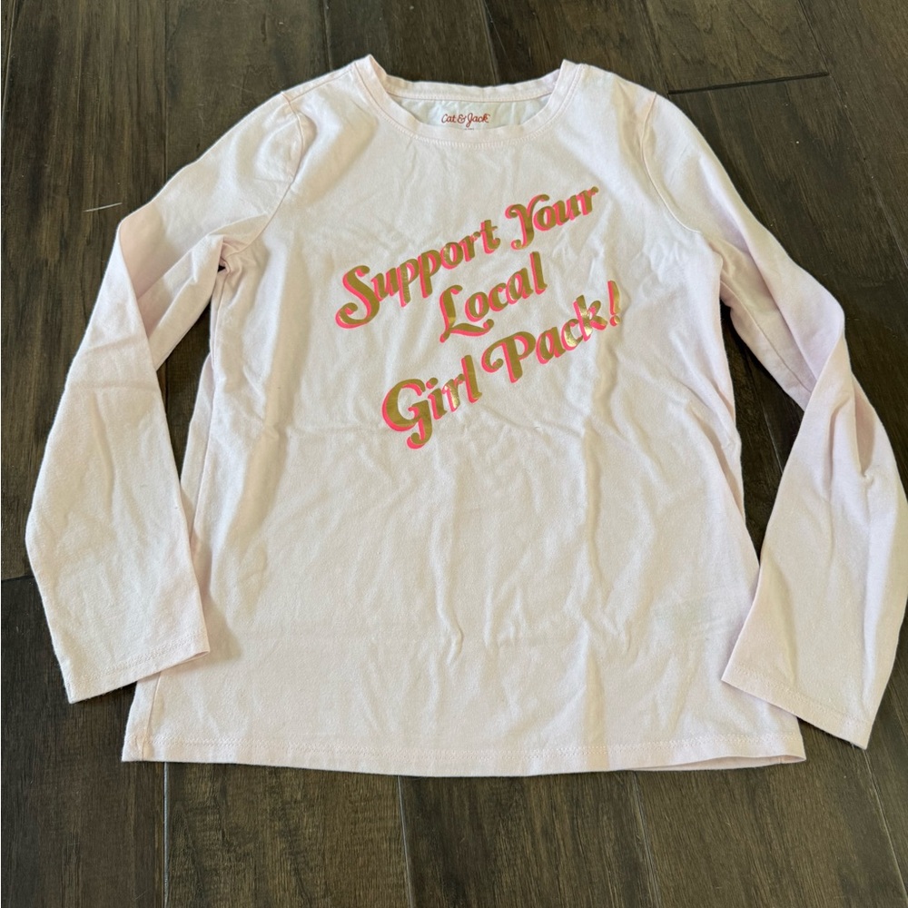 Cat & Jack pink long sleeve shirt
